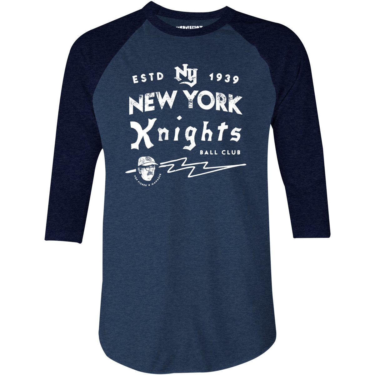New York Knights Ball Club - 3/4 Sleeve Raglan
