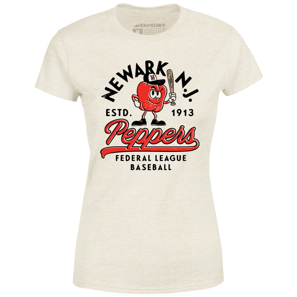 Newark Peppers - New Jersey - Vintage Defunct Baseball Teams - Women's