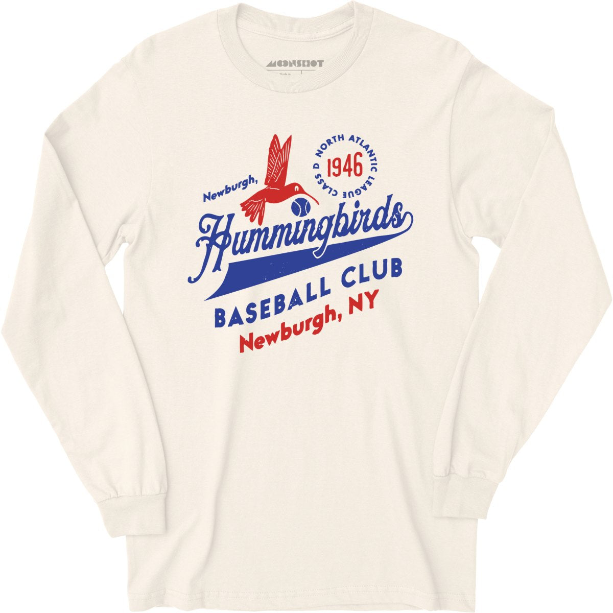 Newburgh Hummingbirds - New York - Vintage Defunct Baseball Teams - Long Sleeve