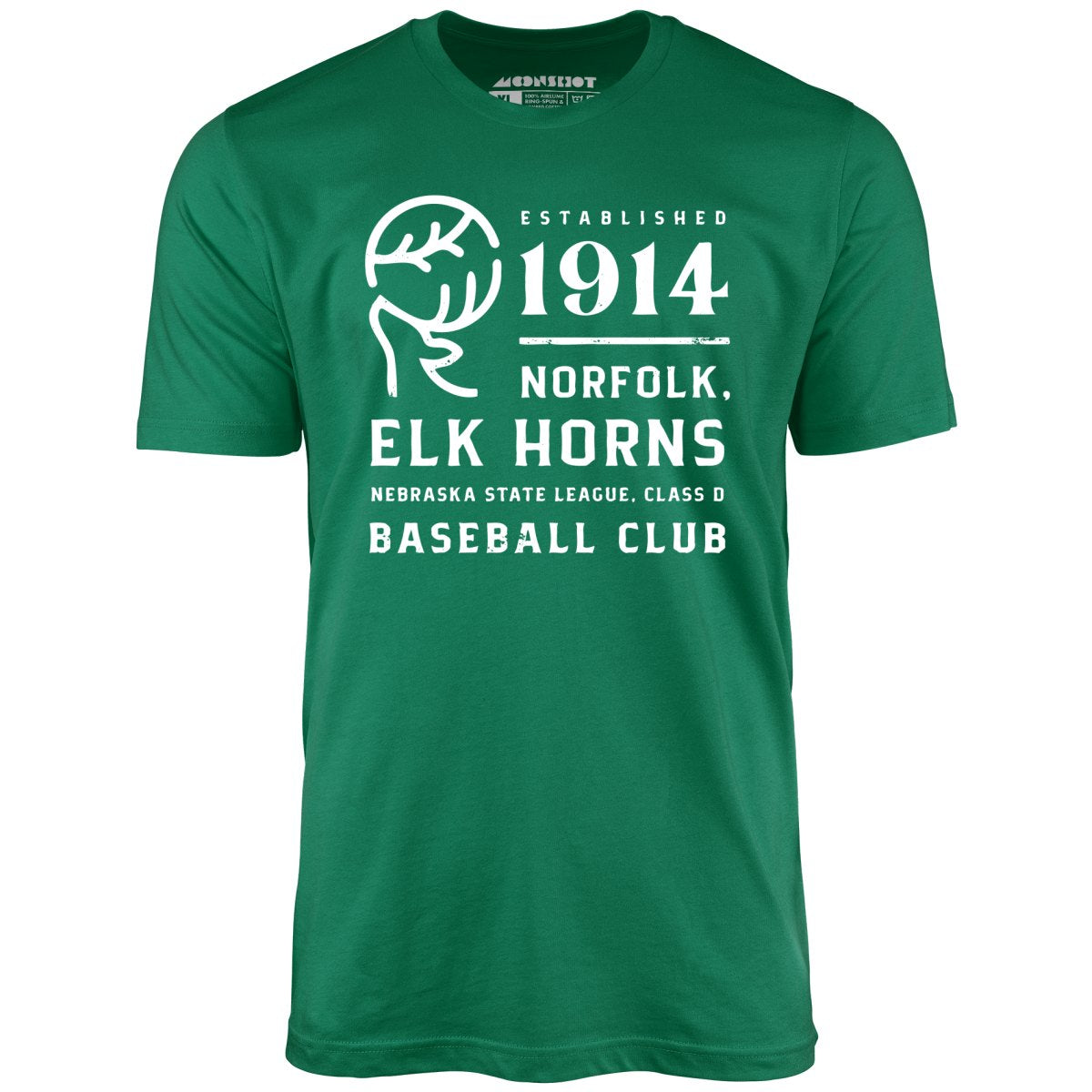 Norfolk Elk Horns - Nebraska - Vintage Defunct Baseball Teams - Unisex
