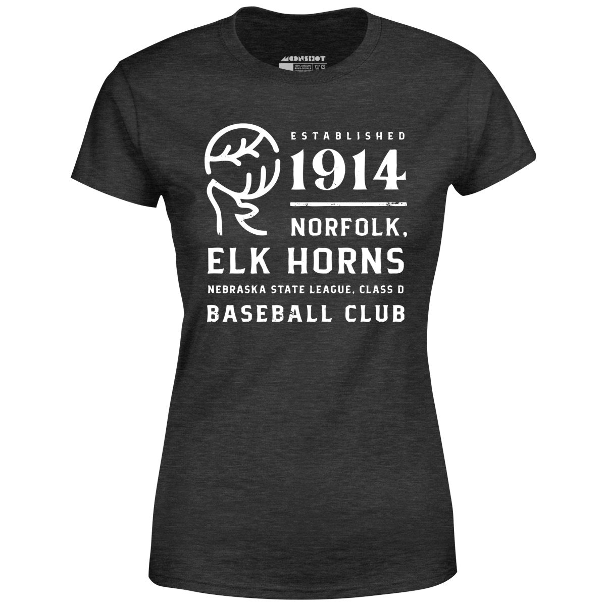 Norfolk Elk Horns - Nebraska - Vintage Defunct Baseball Teams - Women's