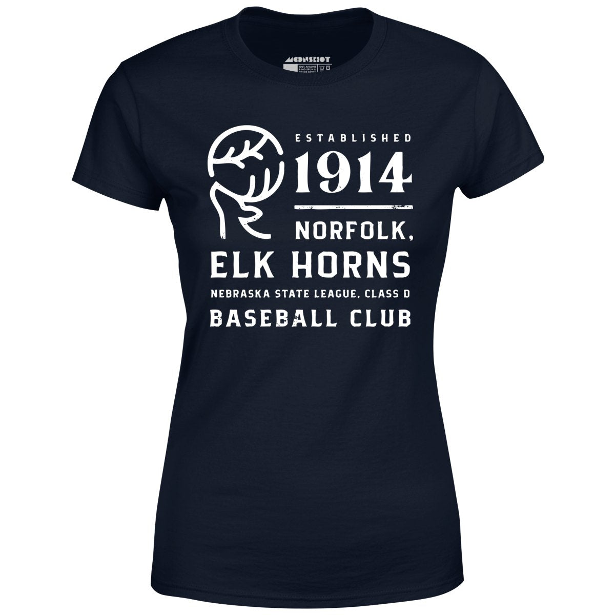 Norfolk Elk Horns - Nebraska - Vintage Defunct Baseball Teams - Women's