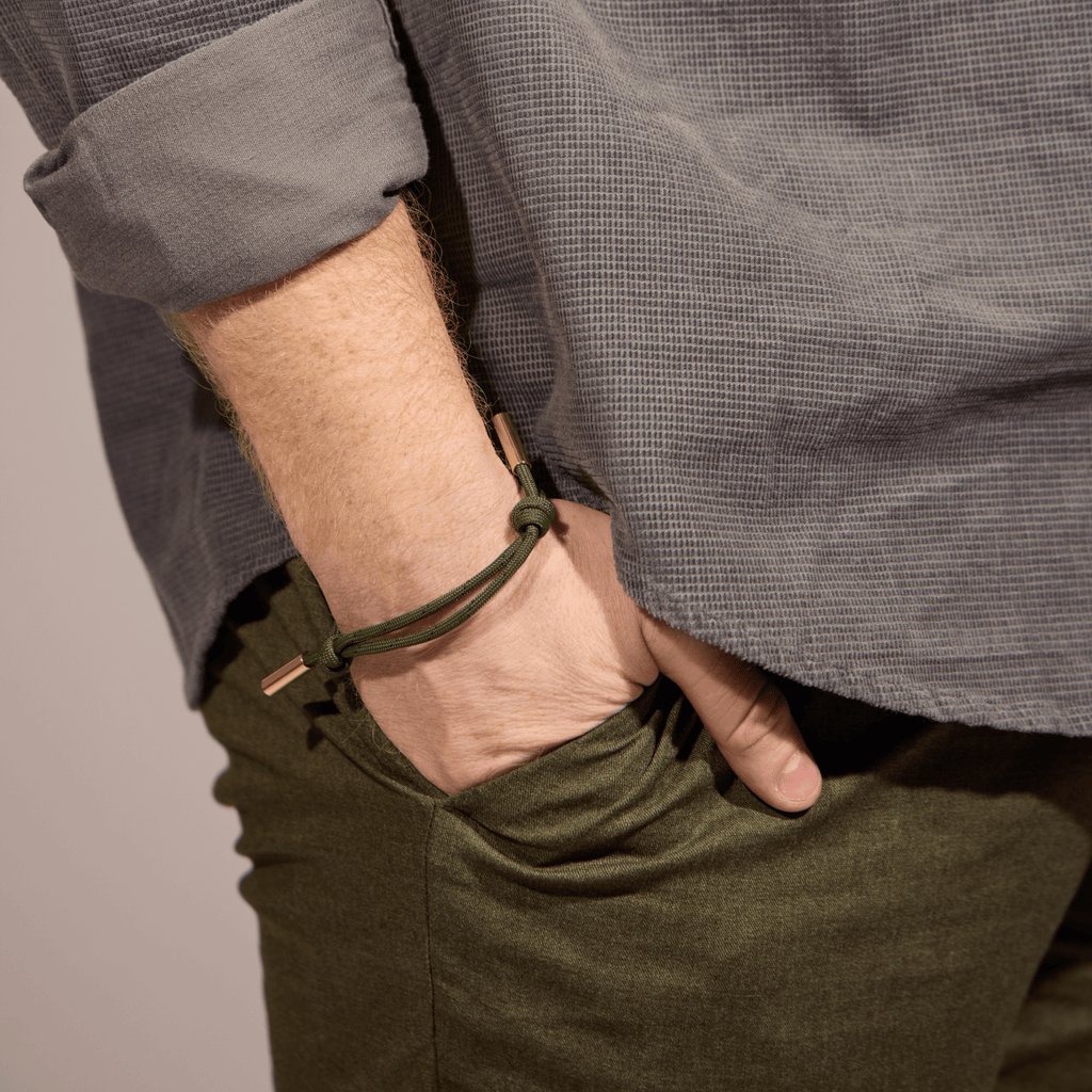 Olive Cord Bracelet