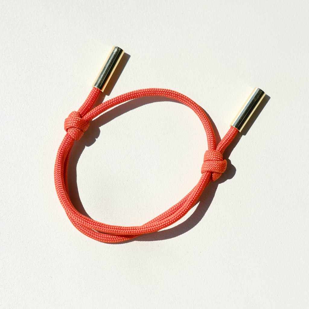 Orange Cord Bracelet
