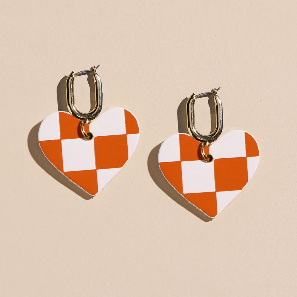 Orange & White Checkmate Quinn