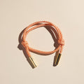 Orange & White Cord Bracelet