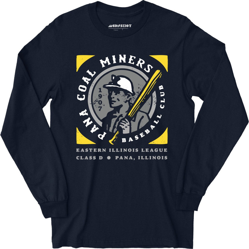 Pana Coal Miners - Illinois - Vintage Defunct Baseball Teams - Long Sleeve