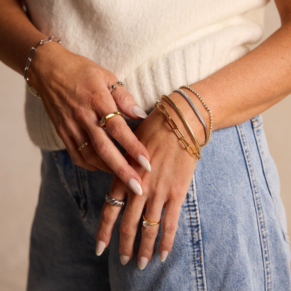 Paper Clip Chain Bracelet