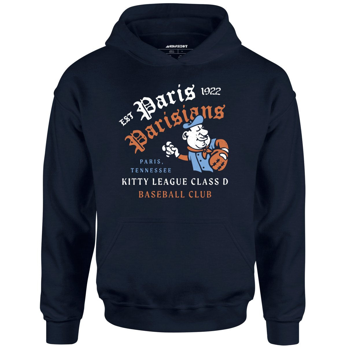 Paris Parisians - Tennessee - Vintage Defunct Baseball Teams - Unisex