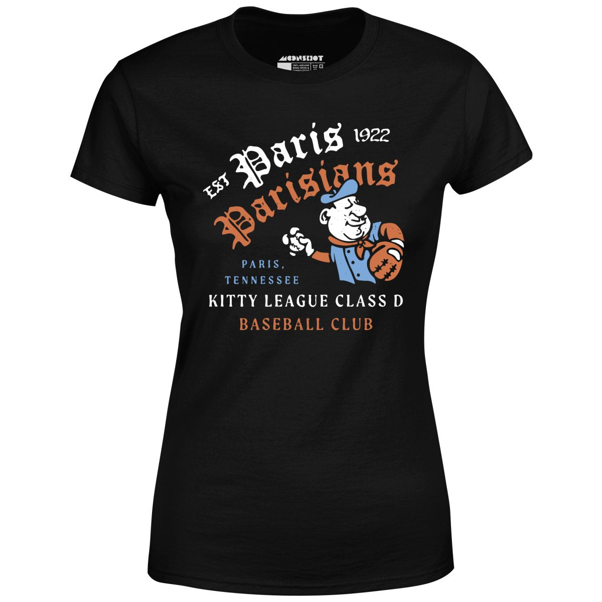 Paris Parisians - Tennessee - Vintage Defunct Baseball Teams - Women's