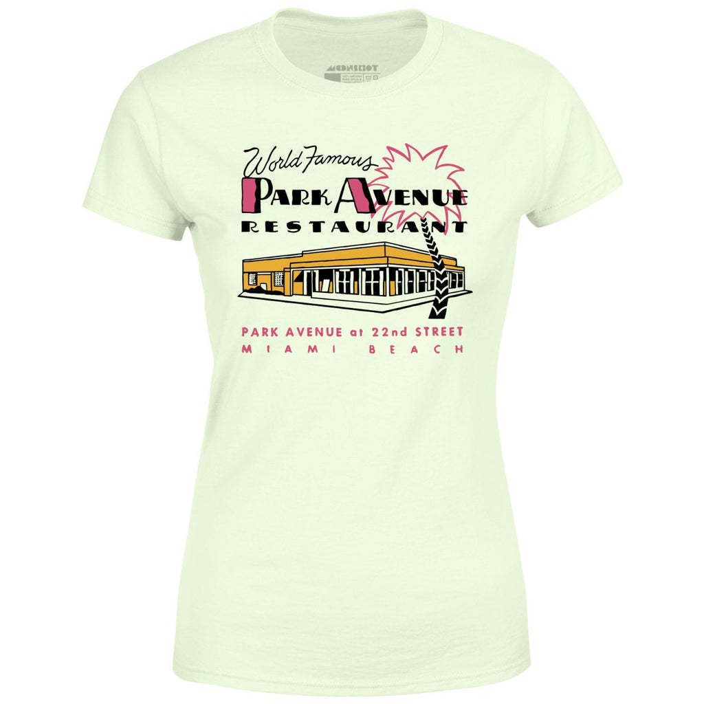 Park Avenue - Miami Beach, FL - Vintage Restaurant - Women's