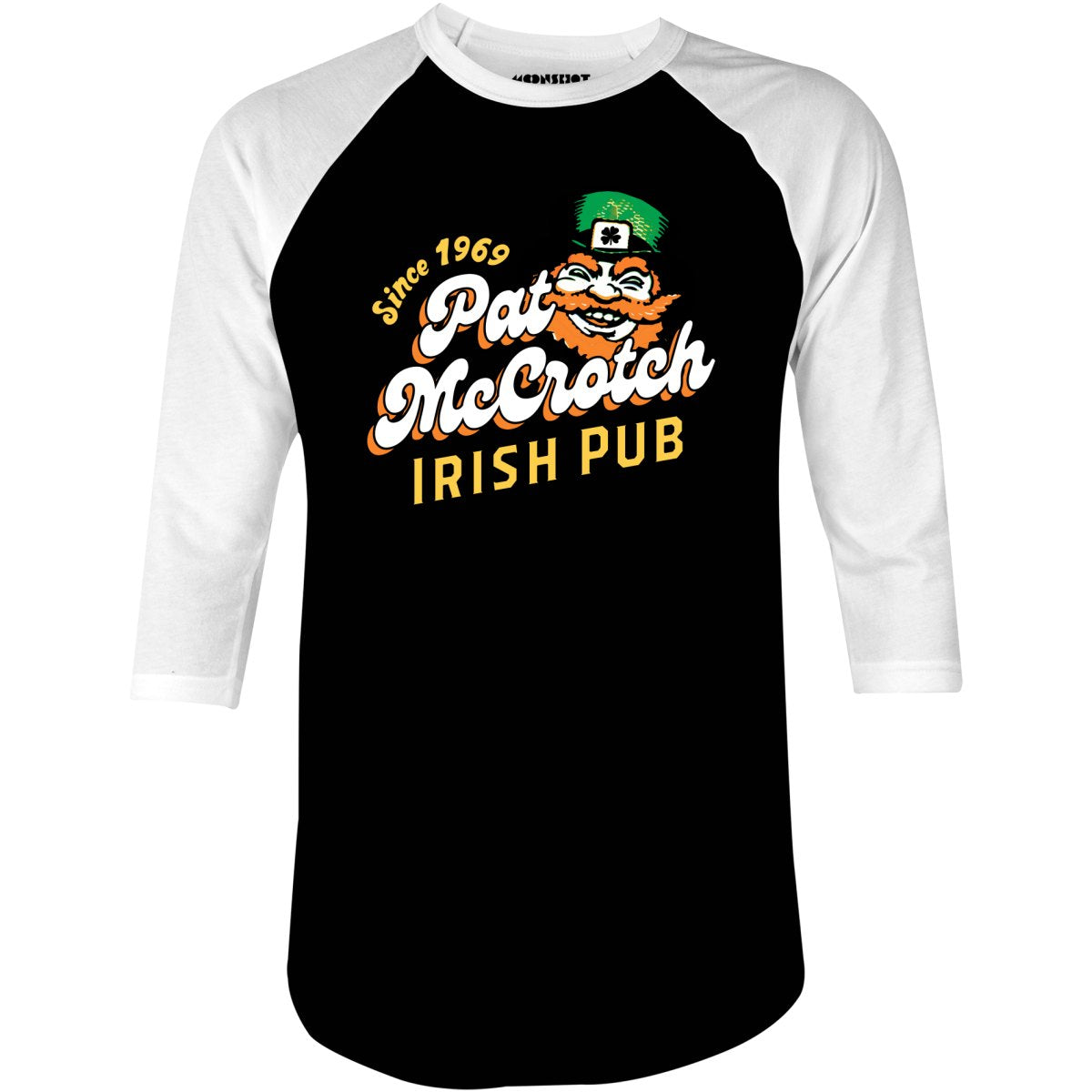 Pat McCrotch Irish Pub - 3/4 Sleeve Raglan
