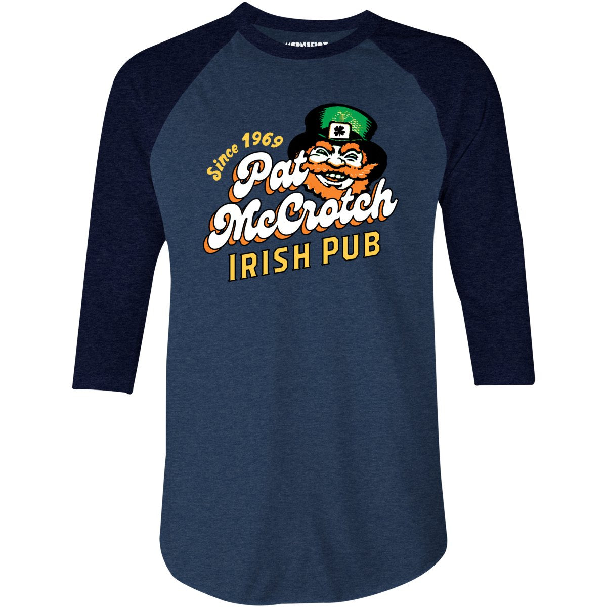 Pat McCrotch Irish Pub - 3/4 Sleeve Raglan
