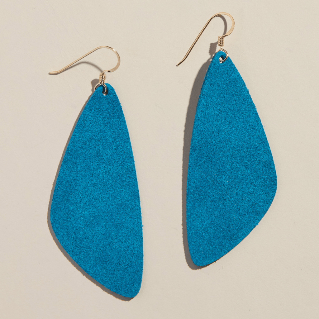 Peacock Suede Evie