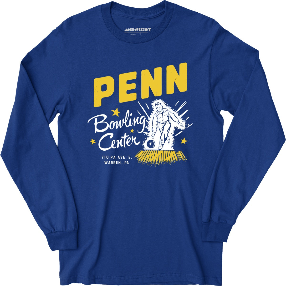 Penn Bowling Center - Warren, PA - Vintage Bowling Alley - Long Sleeve