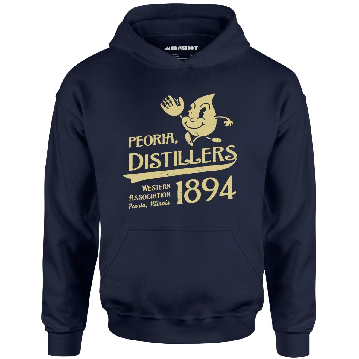 Peoria Distillers - Illinois - Vintage Defunct Baseball Teams - Unisex