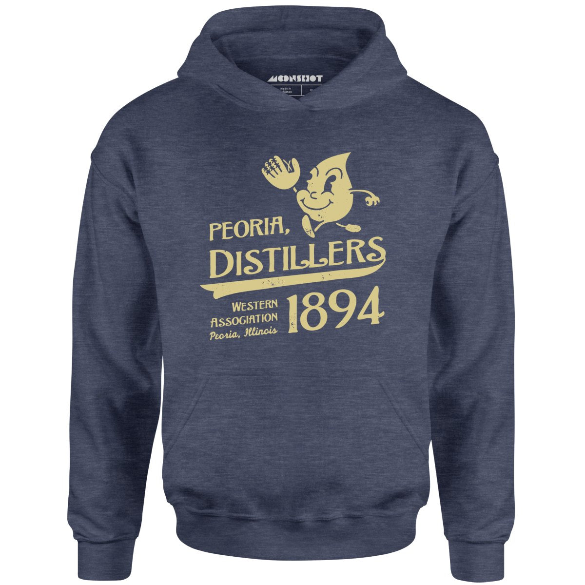 Peoria Distillers - Illinois - Vintage Defunct Baseball Teams - Unisex