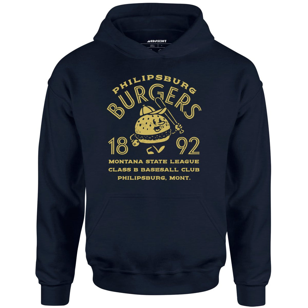 Philipsburg Burgers - Montana - Vintage Defunct Baseball Teams - Unisex
