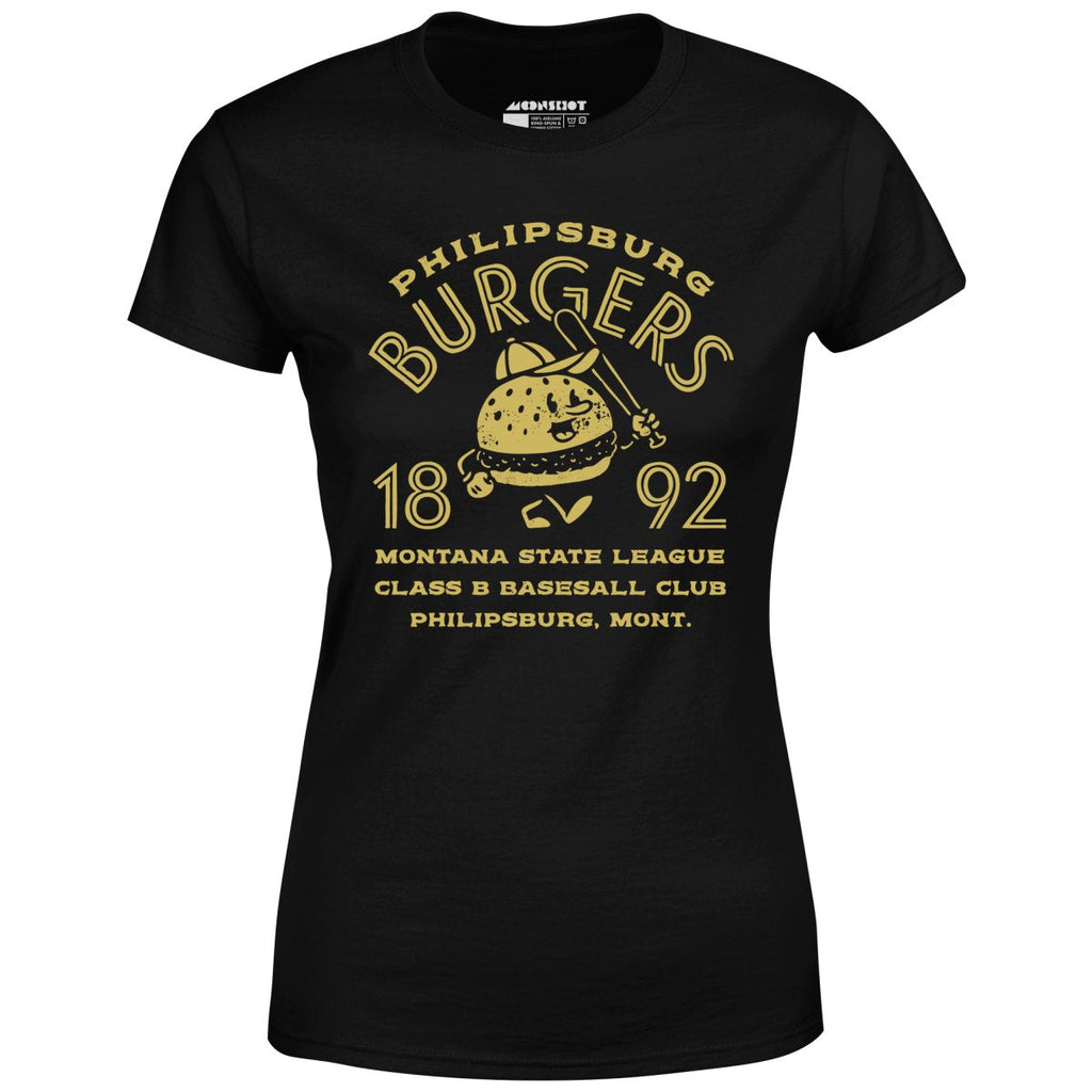 Philipsburg Burgers - Montana - Vintage Defunct Baseball Teams - Women's