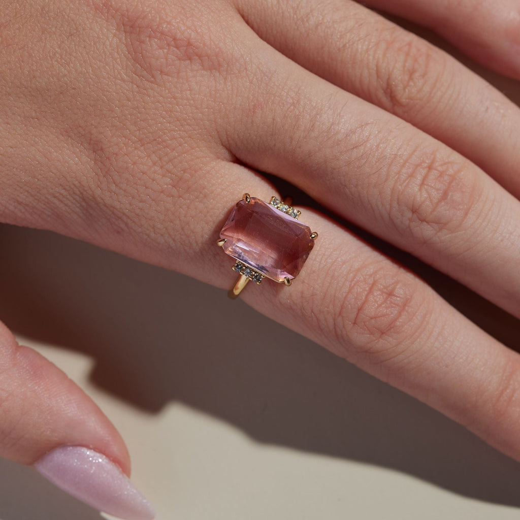 Pink Marie Statement Ring