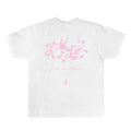 Pink in October Tee - White