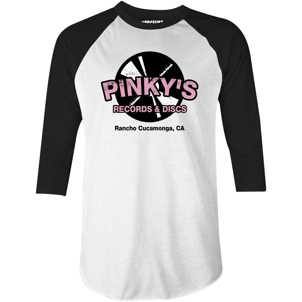 Pinky's Records & Discs - 3/4 Sleeve Raglan