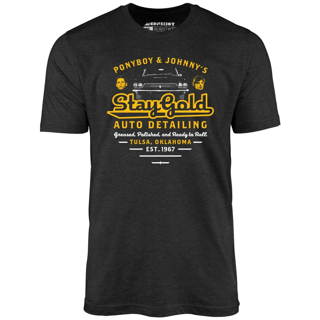 Ponyboy & Johnny's Stay Gold Auto Detailing - Unisex