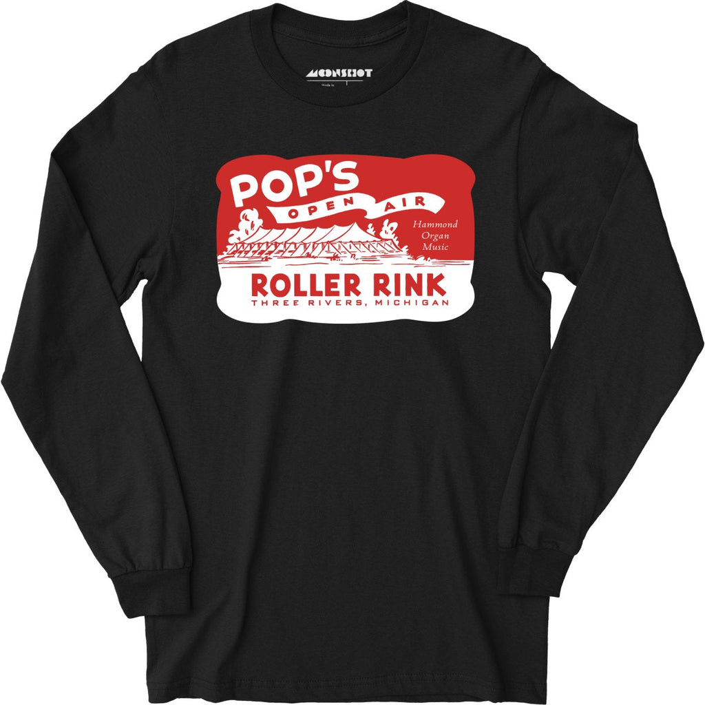 Pop's - Three Rivers, MI - Vintage Roller Rink - Long Sleeve