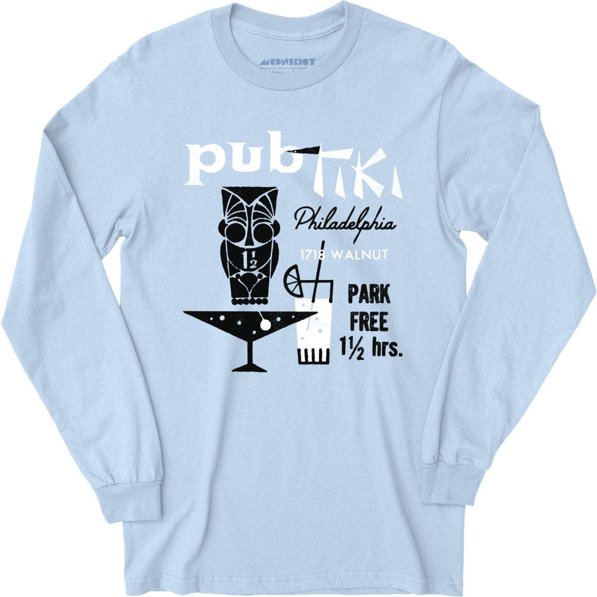 Pub Tiki - Philadelphia, PA - Vintage Tiki Bar - Long Sleeve