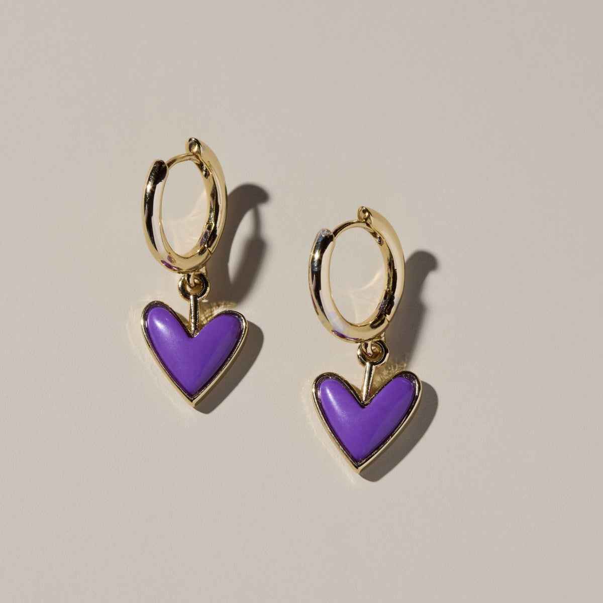 Purple Stone Sweetheart Huggies