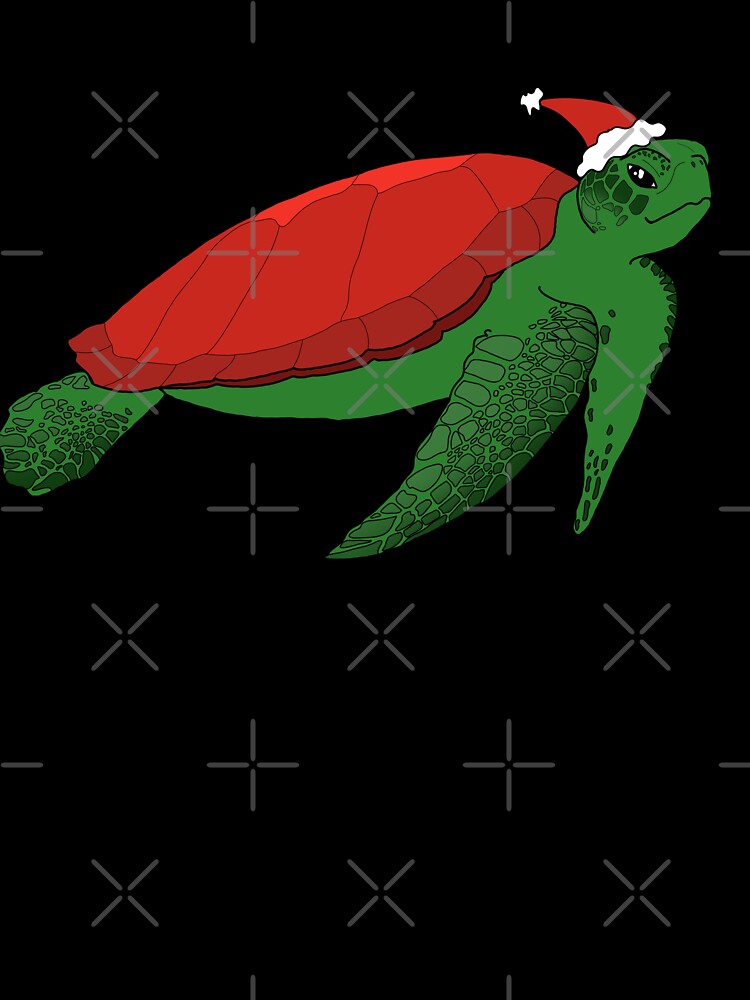 Santa Christmas Sea Turtle by KantstandyaC