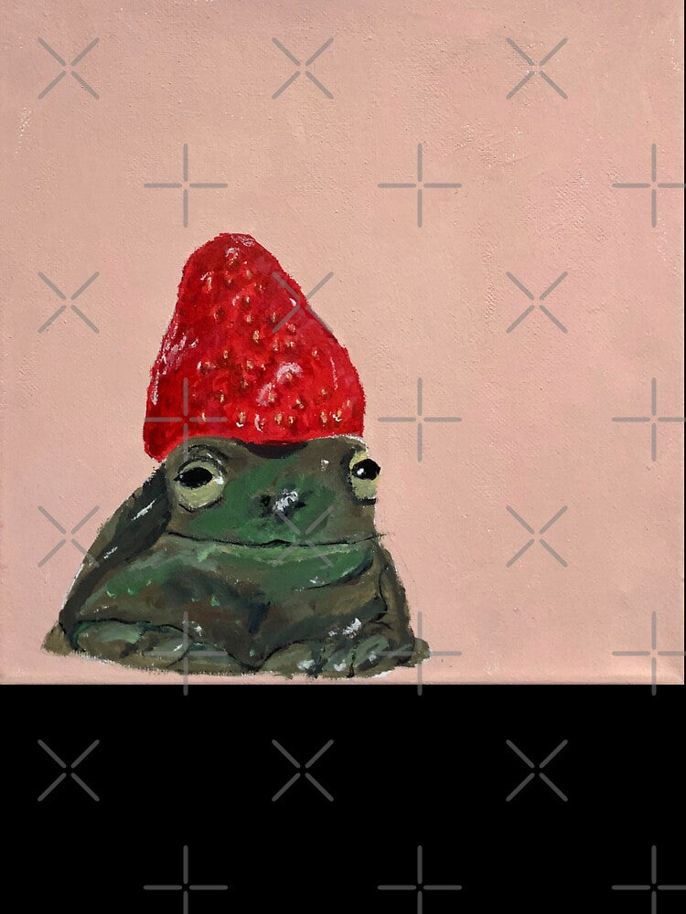 George the strawberry frog by Leah Ireland