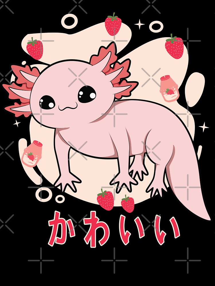 Axolotl Smiling = Axolotl Halloween Costume = Axoween by RicaGraphic