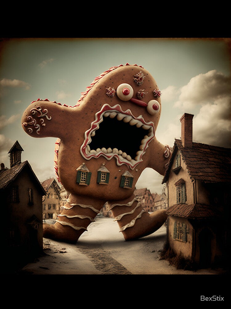 Attack of the Gingerbread Man by BexStix
