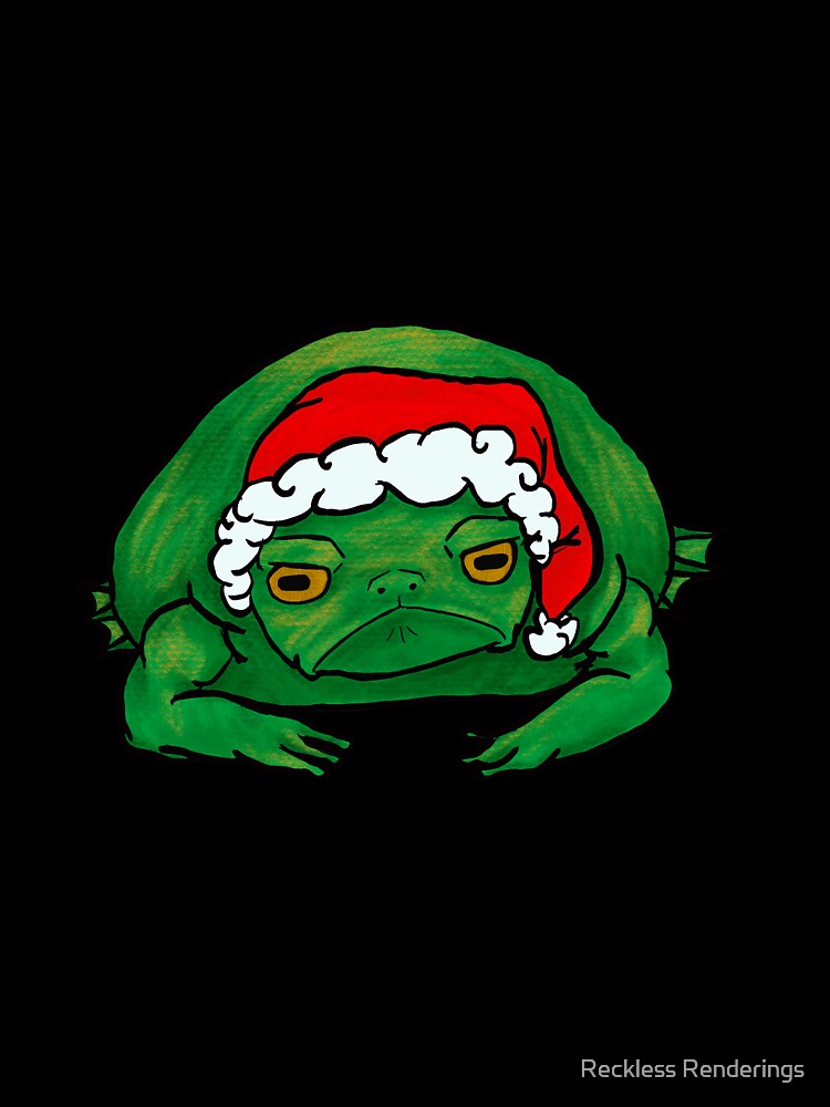 Grumpy Christmas Frogg by Pura-Vivie