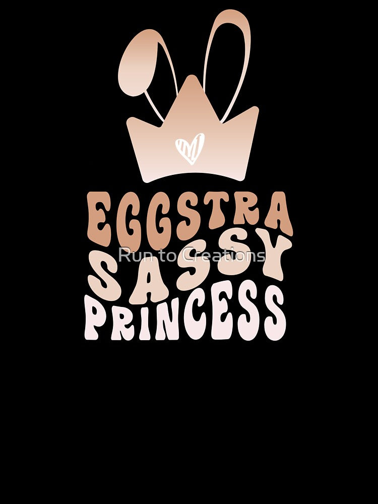Egg-stra Sassy Caffeine Grediant Bunny Ears Princess Crown by Run to Creations