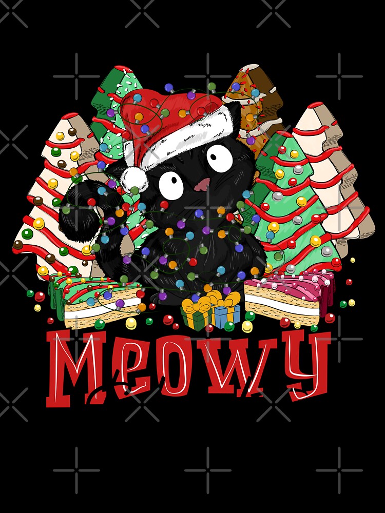 Meowy Catmas Cat Christmas Tree Xmas Girls Boys Funny Santa by Remixy ⭐⭐⭐⭐⭐