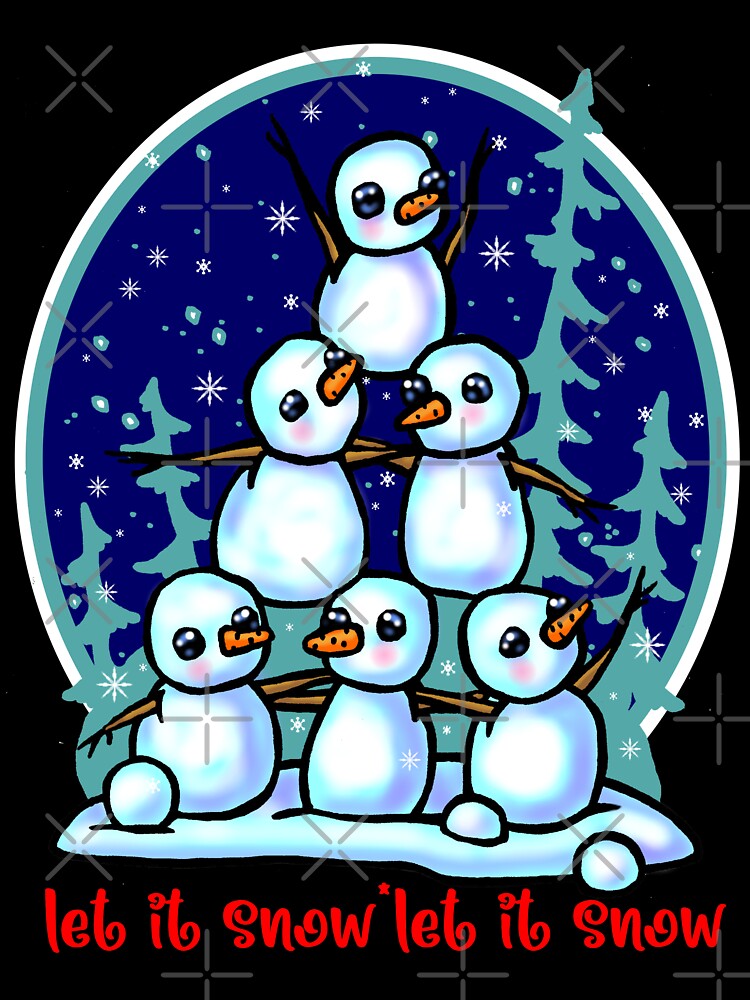 weird snowman  -14 by sandpiperstudio