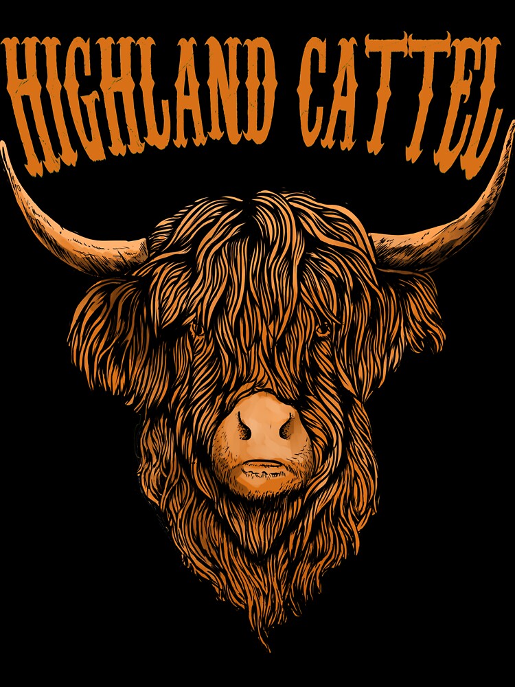 Highland cow Scottish highland cattle by Tagesapfel