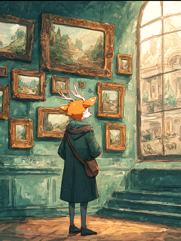 Light Academia Art: Fawn's Art History by bapupa
