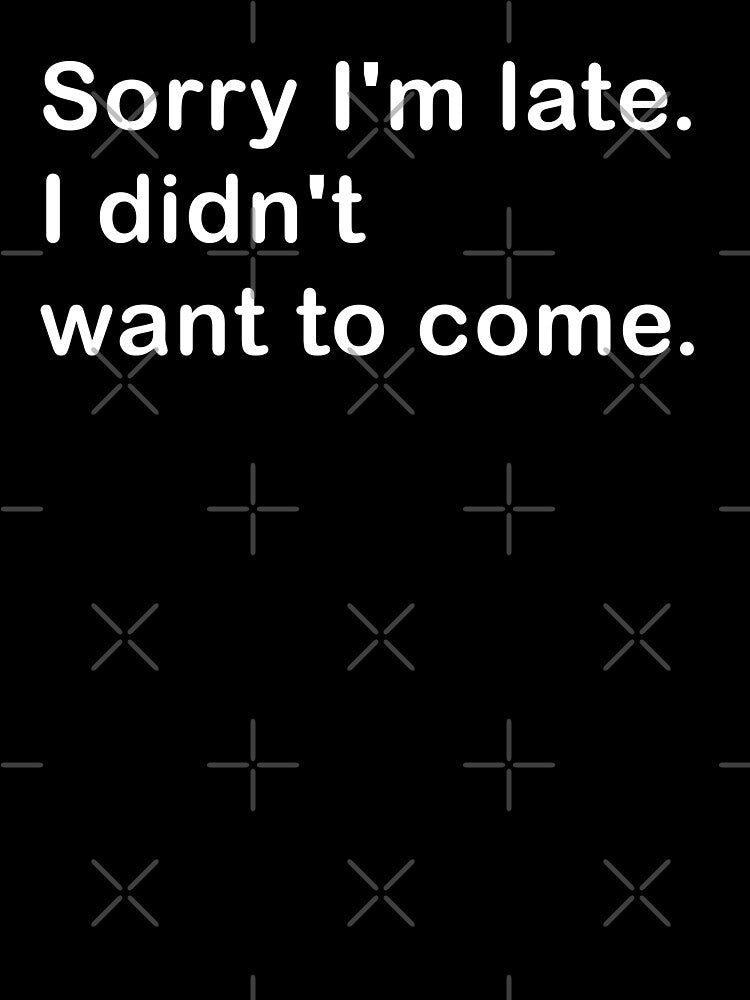 OOh , Sorry I'm late. I didn't want to come. White by NABIL EL HAKIMI
