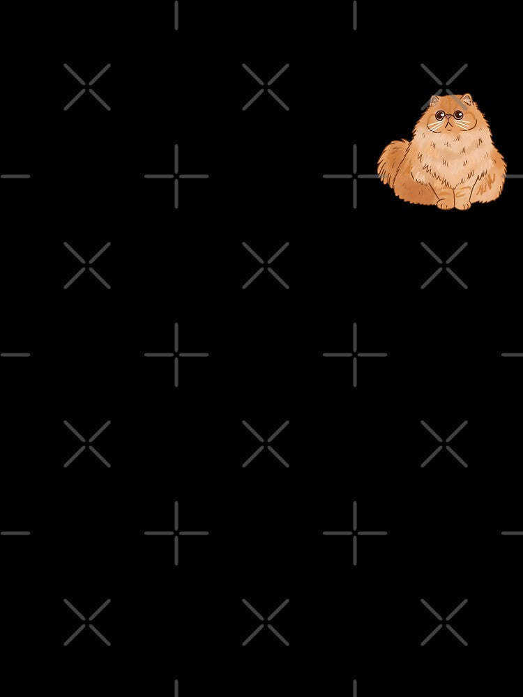 Cute persian cat illustration by Yaragold