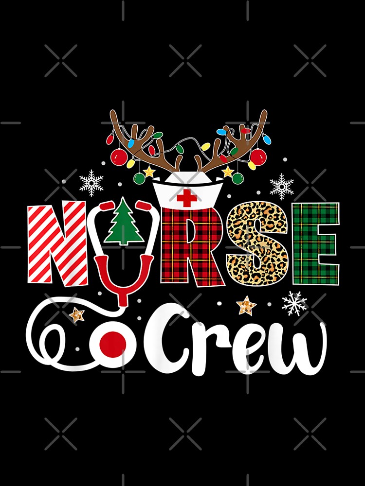 Christmas Nurse-Crew Shirt For Women Scrub Tops Christmas by hoangminhsang