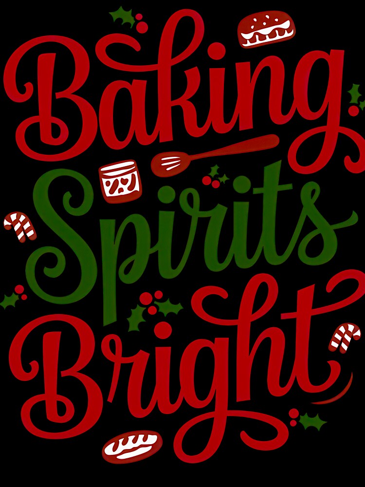 Baking Spirits Bright by Angry Swan Designs