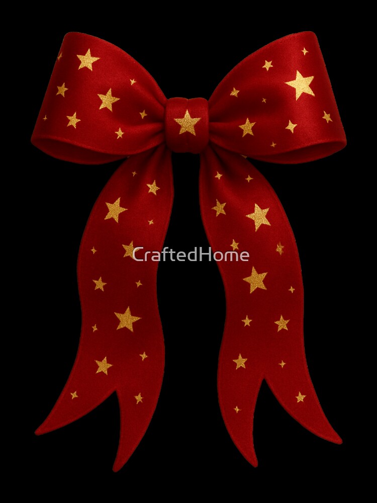 Christmas Starry Night Bow by CraftedHome