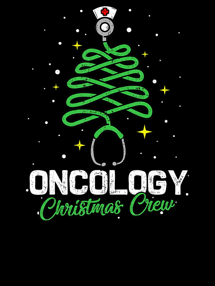 Oncology Christmas Crew Oncology Nurse Healthcare Holiday by BrockmeyeSB