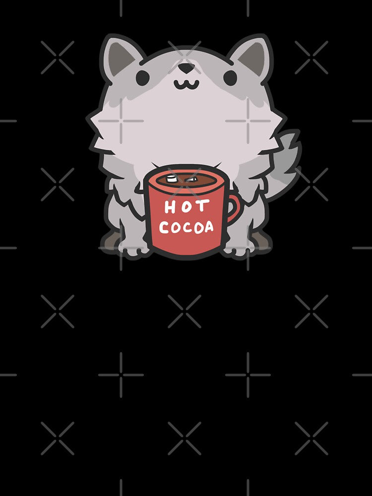 Cute Wolf Hot Cocoa by patrick10reyes