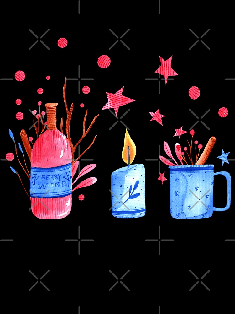 Cosy winter night with wine by pinkyfish1010