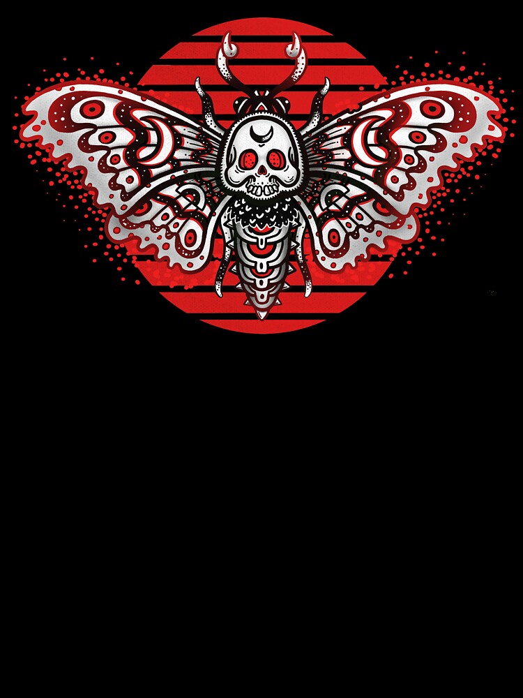 Skull Moth by WuduCreations