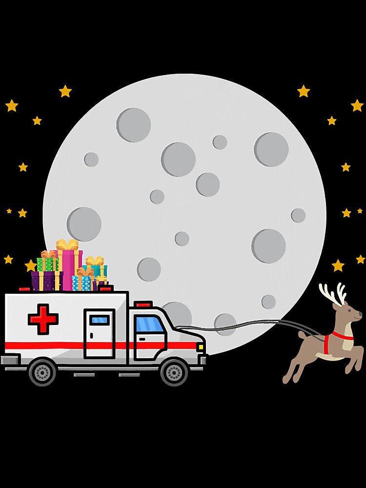 Medical Ambulance Reindeer Nurse by thailam4598